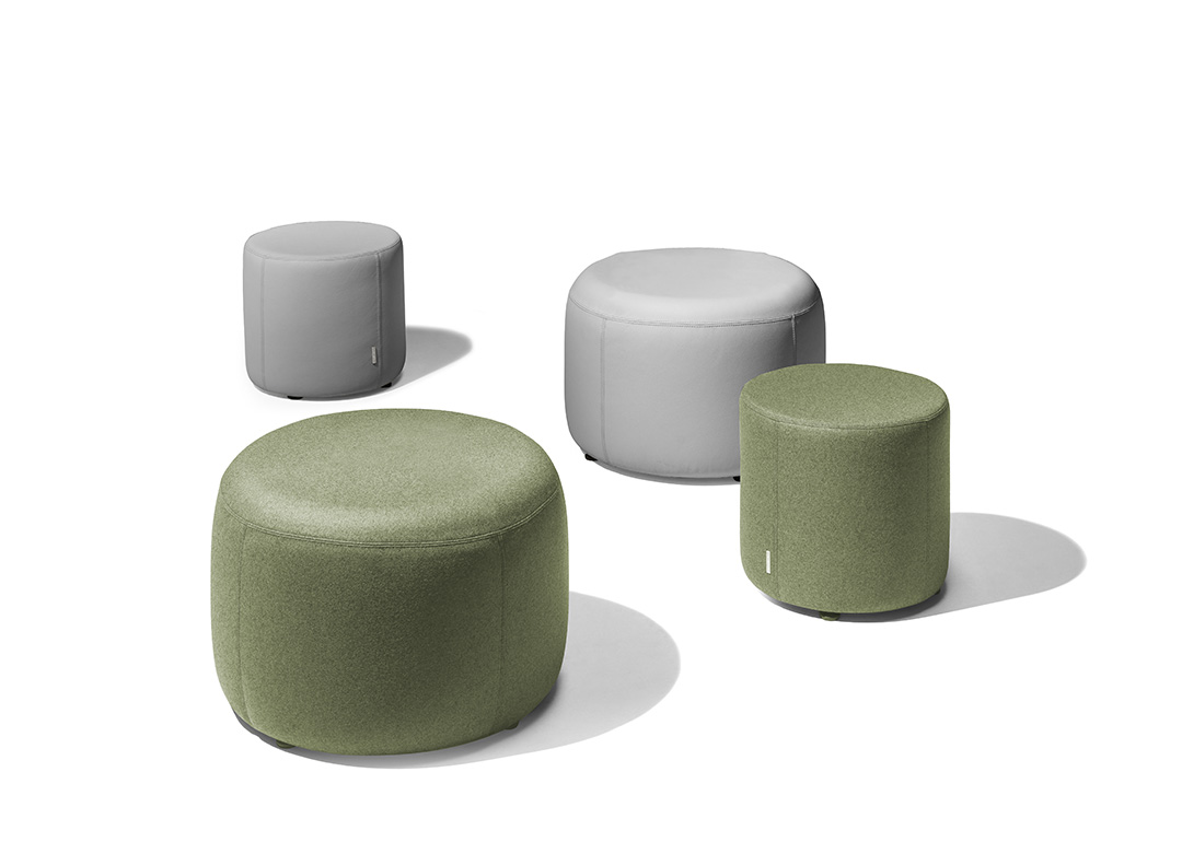 Asientos tapizados pouf 60_40 Hoop Moving