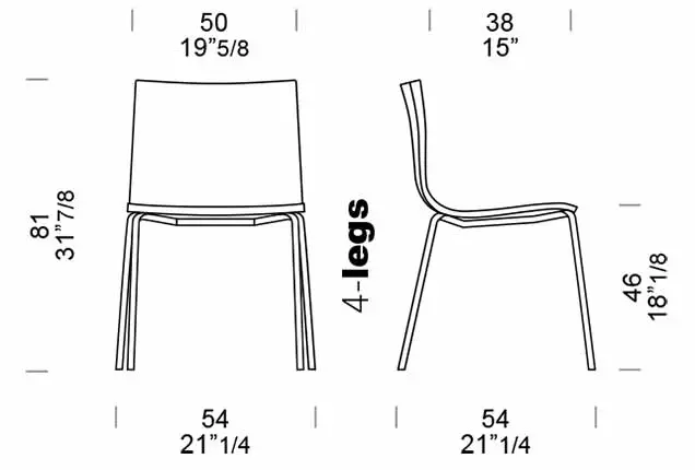 Slim Fixed Legs