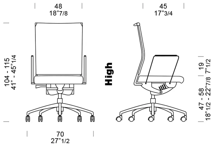 Dresschair High